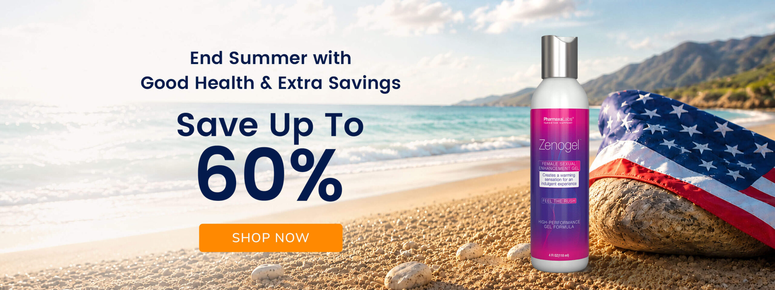 Zenogel Labour Day Sale Desktop